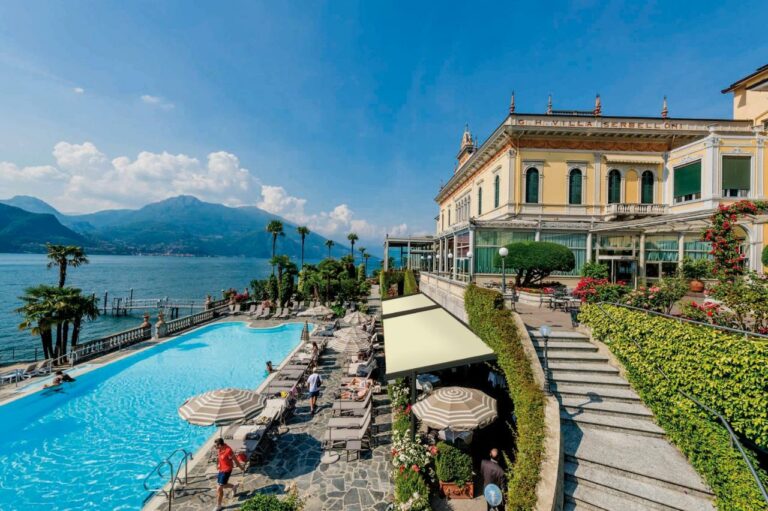 Grand Hotel Villa Serbelloni piscine vue lac de come