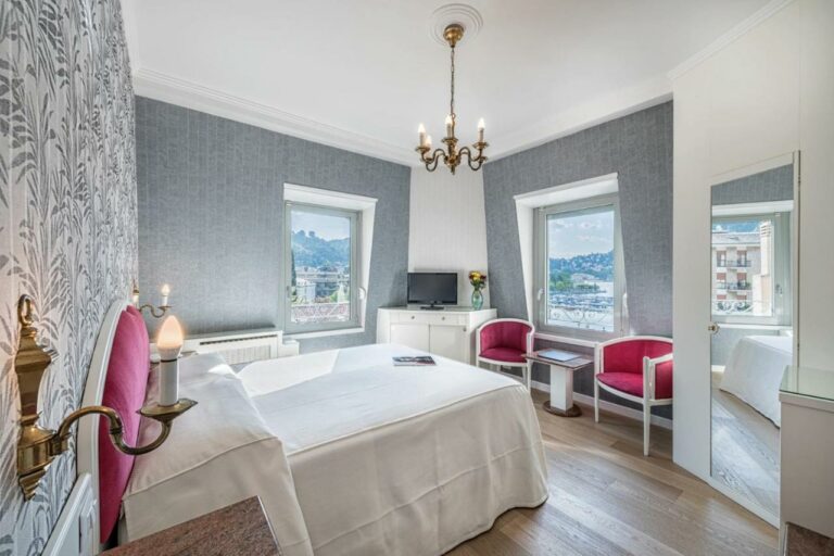 Hotel Metropole Suisse chambres doubles Vue sue le Lac de Come